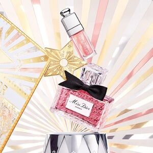 Dior Lipstick with Gold Accents